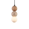 Wisząca lampa ALICE brązowa czarna P0664 1xG9 kulista
