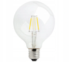 Dekoracyjna żarówka SLP1445 E27 G80 12W kulka biała neutralna retro