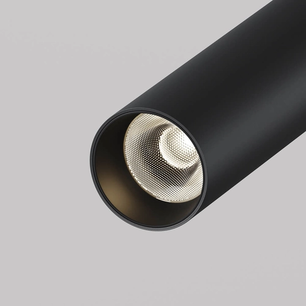 Nasufitowa lampa Focus C141CL-L125-6W3K-B LED 6W 3000K podłużna czarna