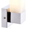 Kinkiet łazienkowy Square 39627 Saxby IP44 szkło matowe chrom