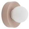 Ceramiczna naścienna lampa CLAY 11748 szklana kulista biała szara