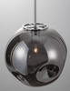 LAMPA wisząca CARORA LE41955 Luces Exclusivas szklana OPRAWA zwis kula ball przydymiona