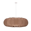 Lampa wisząca z abażurem CAFEE brązowa 31-39248 1xE27 tkaninowa