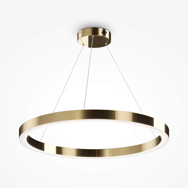 Lampa wisząca ring Saturno MOD415PL-L60BS4K LED 60W 3500K złota