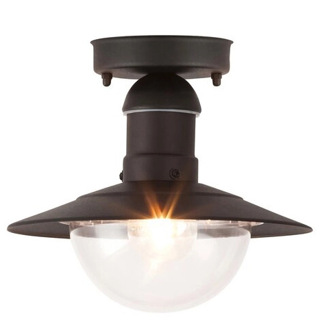 Zewnętrzna LAMPA sufitowa OSLO 8716 Rabalux ogrodowa OPRAWA industrialna outdoor IP44 czarna
