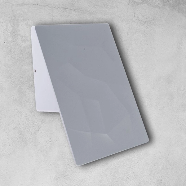 Zewnętrzna LAMPA ścienna CRACKS ML094 Milagro elewacyjna OPRAWA metalowa LED 10W 4000K outdoor IP44 biała