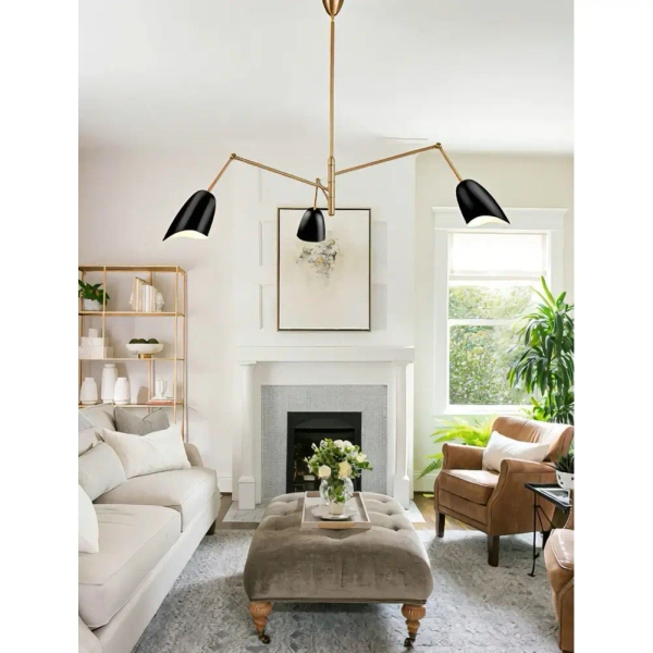 Lampa sufitowa regulowana RAGNO ST-8625P white mosiądz biała