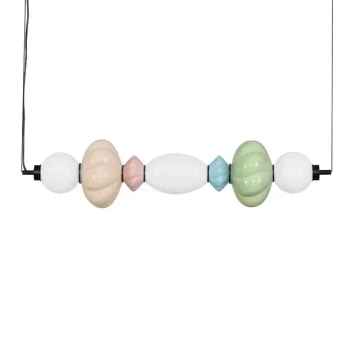 Lampa wisząca do jadalni CASURNO LE45223 LED 23W 3000K zielona niebieska