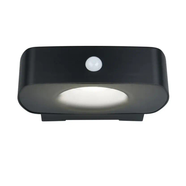 Elewacyjny kinkiet BILBAO R23336202 LED 7W 4000K IP44 z czujnikiem czarny