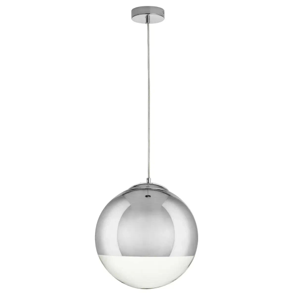 Lampa wisząca nas wyspę Flash MP1238-400 chrome Step ball lustrzana chrom