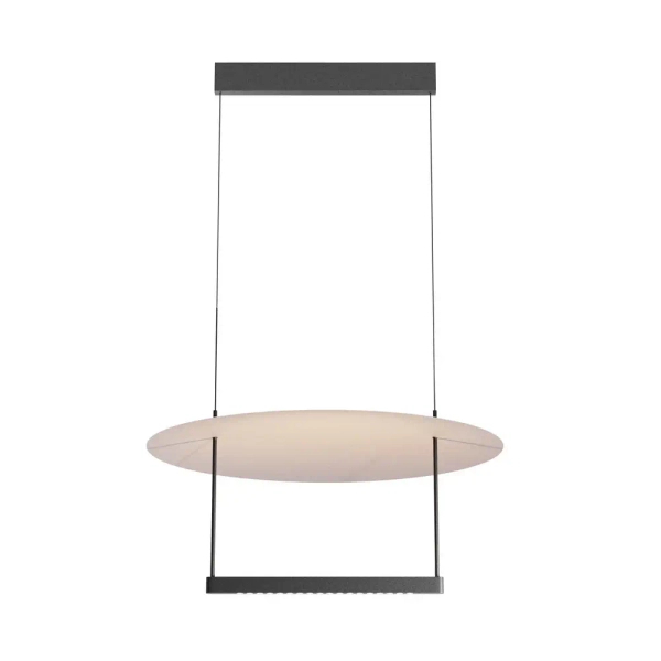 Wisząca lampa owalna Ambience MOD280PL-L30B3K1 czarna 30W 3000K ściemnialna