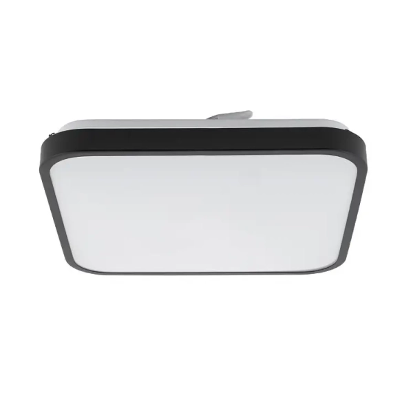 Kwadratowy plafon do kuchni AGNES SQUARE 10983 LED 16W 3000K IP44 czarny