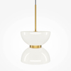 Zawieszana lampa Kyoto MOD178PL-L11G3K Maytoni LED 11W 3000K złota biała