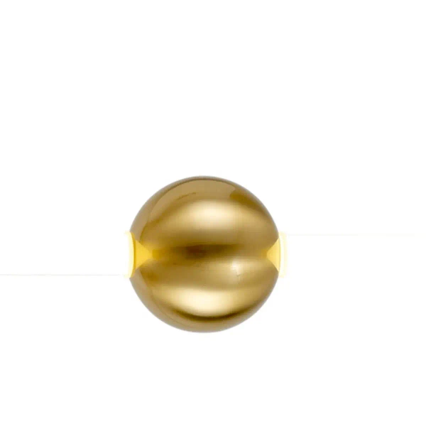 Podwieszana lampa do salonu O-line ST-1688L Step LED 28W 3000K ball mosiądz