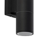 Ogrodowy kinkiet Exe 8330 ścienna lampa tuba czarna na elewację