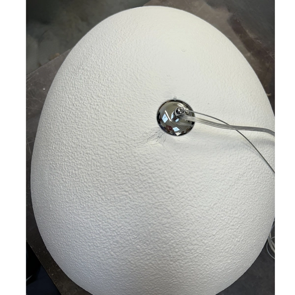 Regulowana lampa do salonu Stone DN426-600 wiszący kamień metalowy biały outlet