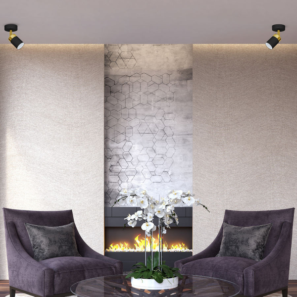 Regulowana LAMPA ścienna JOKER MLP6123 Milagro reflektorowa OPRAWA metalowy kinkiet czarny złoty