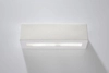 Kinkiet LAMPA ścienna SL.0006 przyścienna OPRAWA ceramiczna belka prostokątna biała