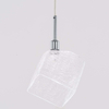 LAMPA wisząca ZEN MD13026003-1A Italux szklana OPRAWA zwis kwadratowy biały chrom