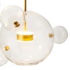 Ledowa lampa wisząca Bubbles S-0801-14-R Step 42W 3000K szklane kule złota