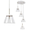LAMPA wisząca AVIANA 5032 Rabalux skandynawska OPRAWA szklana LED 24W 4000K zwis loftowy biały przezroczysty