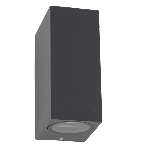 Naścienna lampa zewnętrzna Axis 10970 prostokątna IP44 szary