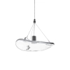 Szklana lampa wisząca AQUA przezroczysta czarna MSE1501100392 1xLED 3W 3000K