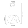 Lampa wisząca Iseo OR80476 do kuchni nad wyspę biała