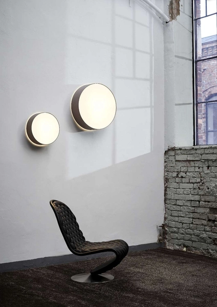 Plafon LAMPA sufitowa SPACE S 30655308 Kaspa abażurowa OPRAWA ścienna KINKIET okrągły szary