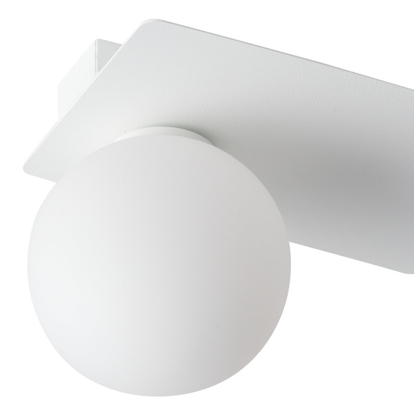 Minimalistyczna lampa sufitowa ARGON 33272 Sigma prostokątna biały