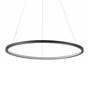 Zwisająca lampa okrąg Vinola PND-56135B-100RPC-BK-3KS4K-TRDIMM Italux LED 58W 3000-4000K czarny