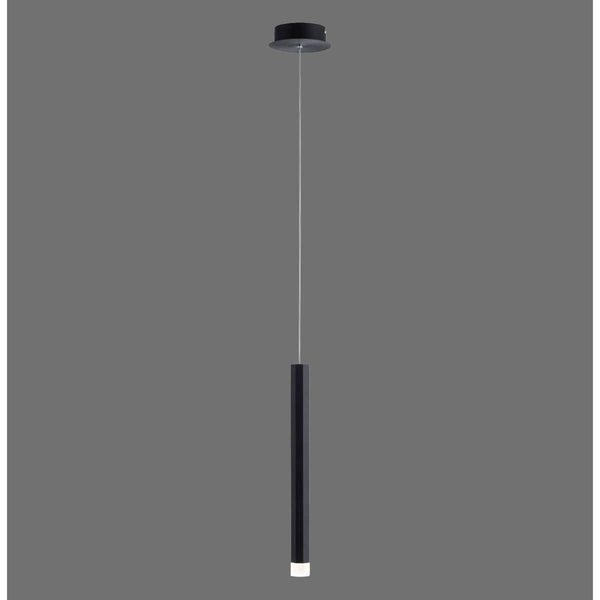 Pojedyncza lampa zwisająca Bruno 15202-18 LED 6W 3000K sopel czarny