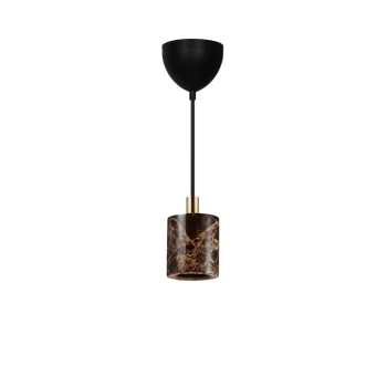 Wisząca lampa marmurowa Siv 45883018 do salonu brązowa