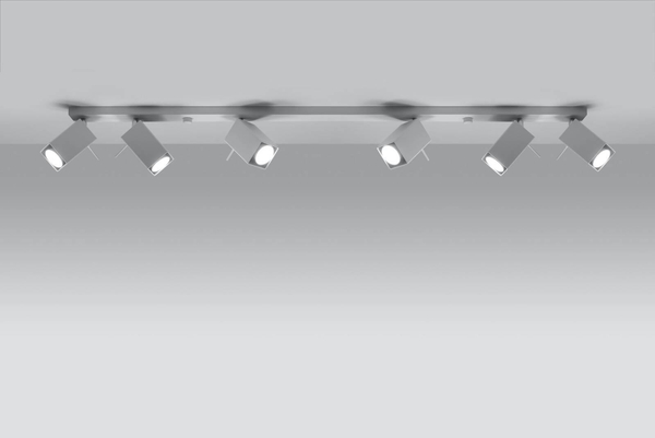 Regulowana LAMPA sufitowa MERIDA SL.0464 metalowa OPRAWA reflektorki białe