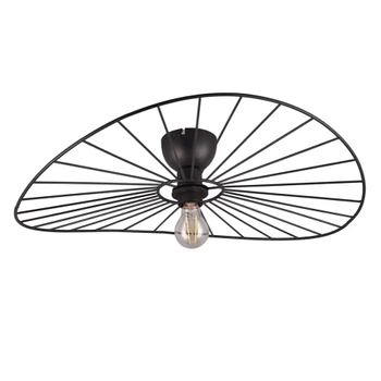 Nasufitowa lampa Chapeau R61451032 RL Light kapelusz japandi czarna