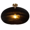 Ekologiczna lampa sufitowa ARMONI 42101/52/30 Lucide z papieru czarny złoty