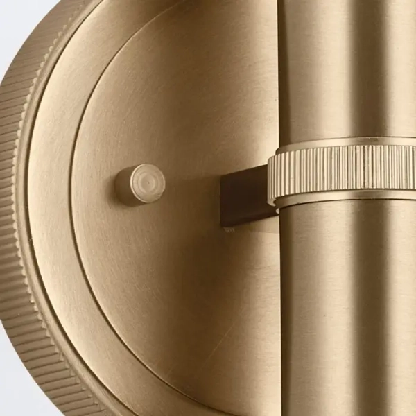 Ścienny kinkiet Torche QN-TORCHE-2W-CPZ LED 3W 3000K IP44 brąz szampański