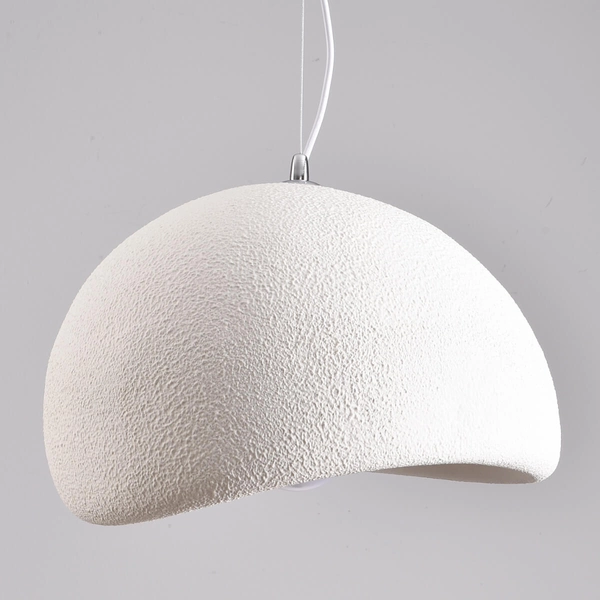 Regulowana lampa do salonu Stone DN426-600 wiszący kamień metalowy biały outlet