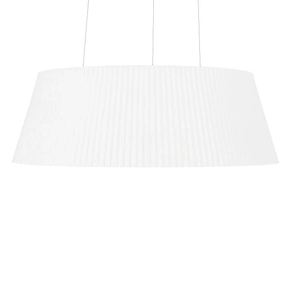 Metalowa wisząca lampa FABIO P0673 biała LED 12W 3000K nad stół