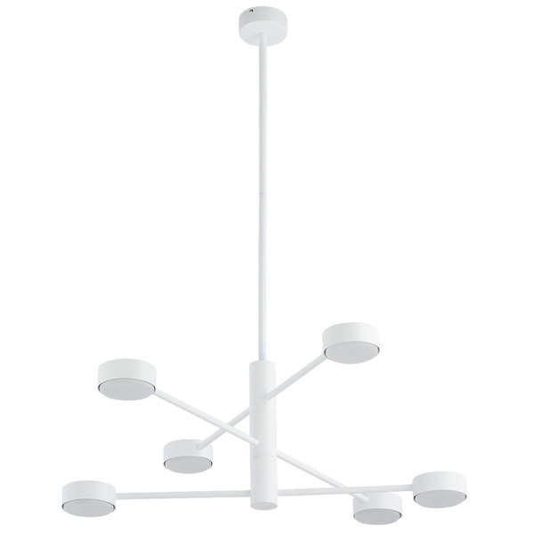Loftowa LAMPA sufitowa ORBIT 7942 Nowodvorski regulowane pręty sticks molekuły do sypialni białe