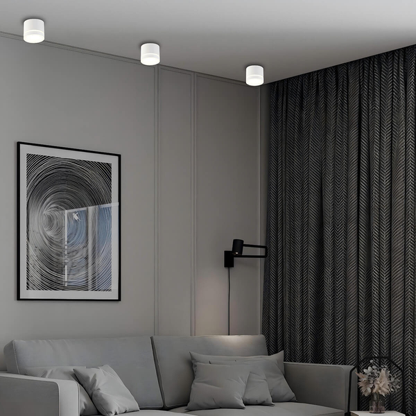 Sufitowa lampa natynkowa Kendal LP-6331/1SM R2 WH Light Prestige biała