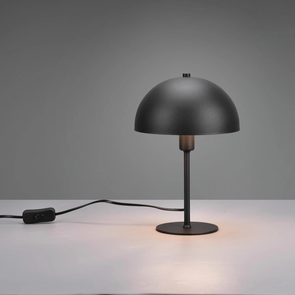 Stołowa lampka salonowa Nola 506200132 Trio z włącznikiem czarna