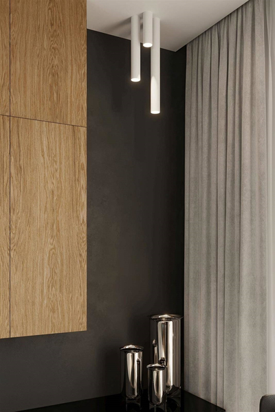 Nowoczesna lampa sufitowa SL.0999 metalowy downlight biały