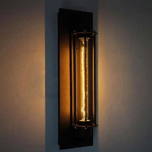 Kinkiet LAMPA ścienna CGNEMOKINKIETBLACK COPEL marynistyczna OPRAWA metalowa drut czarny matowy