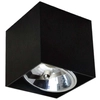 Kostka LAMPA sufitowa BOX SL 1 90432 Zumaline metalowa OPRAWA natynkowa SPOT regulowany cube czarna