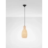 Wisząca lampa do salonu CASRELIO LE45377 boho sznurek naturalny
