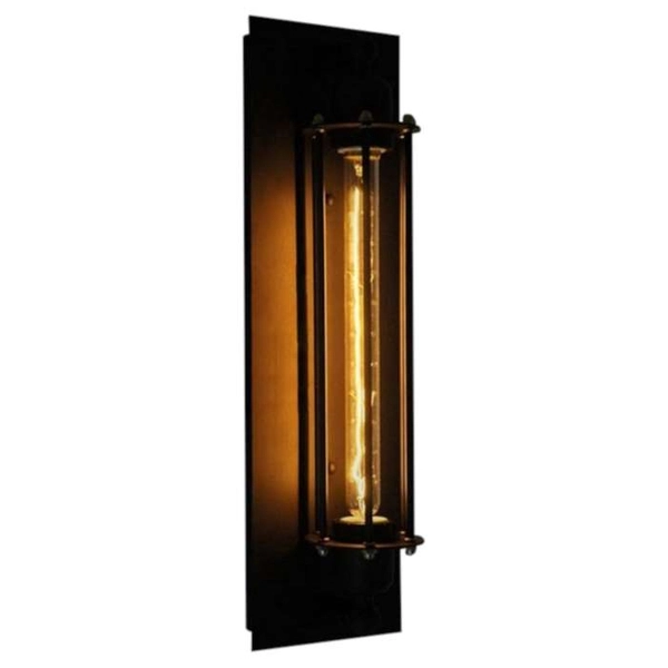 Kinkiet LAMPA ścienna CGNEMOKINKIETBLACK COPEL marynistyczna OPRAWA metalowa drut czarny matowy