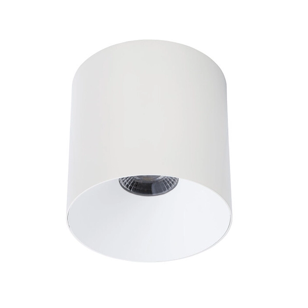 Plafon LAMPA sufitowa IOS 8743 Nowodvorski okrągła OPRAWA downlight LED 20W 4000K tuba metalowa biała
