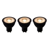 Żarówki zestaw 49009/15/30 GU10 LED 5W 2200-3000K 320LM czarne