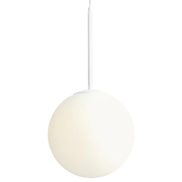 Lampa wisząca BOSSO 1087G Aldex szklana kula biała